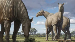 Paraceratherium to największy lądowy ssak, jaki istniał. Był bezrogim nosorożcem