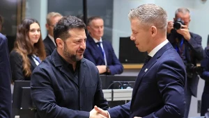 Wołodymyr Zełenski spotkał się w Brukseli z Peterem Magyarem