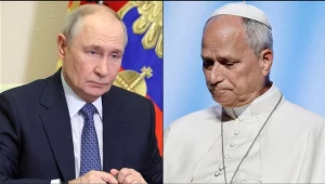 Władimir Putin i Leon XIV