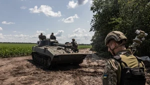 Ukraińscy żołnierze w rejonie Wuhłedaru w 2023 roku
