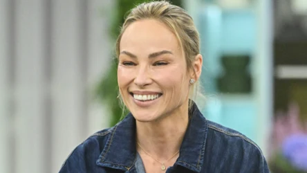 Weronika Książkiewicz w studiu "halo tu polsat"