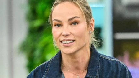 Weronika Książkiewicz na planie "halo tu polsat"