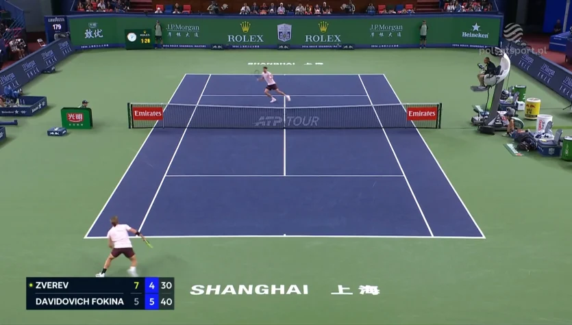 Alejandro Davidovich Fokina - Alexander Zverev. Skrót meczu. WIDEO