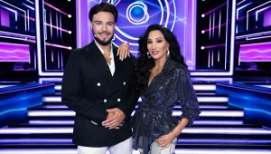 Justyna Steczkowska i jej syn Leon Myszkowski