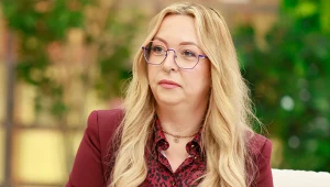Klaudia Klimczyk w studiu "halo tu polsat"