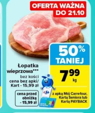 Łopatka bez kości Carrefour