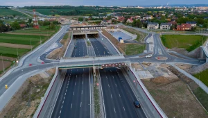 Węzeł Zielonki - tunel w przebiegu drogi S52