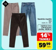 Spodnie męskie TEX