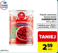 Fasola konserwowa Carrefour