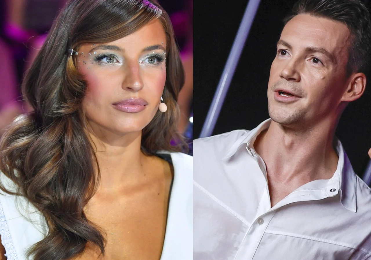 Julia Wieniawa, Krzysztof Kwiatkowski Julia Wieniawa i Krzysztof Kwiatkowski na planie programu Taniec z gwiazdami