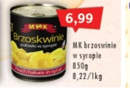 Brzoskwinie w syropie MK