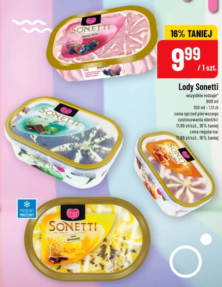 Морозиво Sonetti