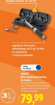 Klucz dynamometryczny Crivit