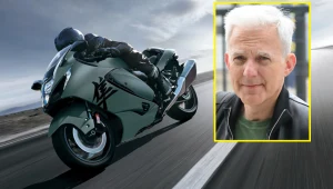 Hubert Urbański przyłapany na kultowym motocyklu. / Fot. BMW / Artur Zawadzki / Reporter