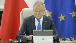 Premier Donald Tusk na posiedzeniu rządu