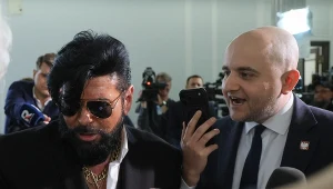 Scysja Krzysztofa Rutkowskiego i Dariusza Mateckiego podczas konferencji w Sejmie