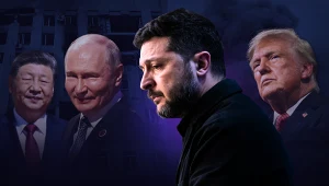 Ukraina, wojna i wizja "nowej Jałty", fot. źródłowe: AFP/ DIEGO RAVIER / HANS LUCAS/ KENT NISHIMURA / Peter KOVALEV/ SAUL LOEB / SERGEY BOBOK
