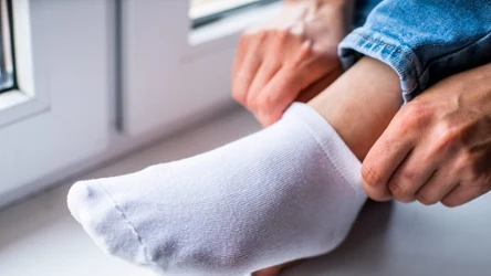 Palce stóp powinny swobodnie układać się w skarpecie, a nie być przygięte