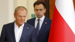 Donald Tusk i Andrzej Domański