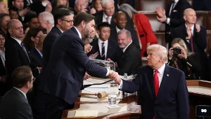 Wiceprezydent USA J.D. Vance i prezydent USA Donald Trump