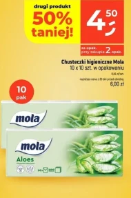 Chusteczki higieniczne Mola