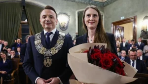 Kim jest partnerka Gibały i jak zaprezentowała się na zaprzysiężeniu?