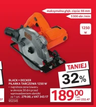 Pilarka tarczowa Black+Decker
