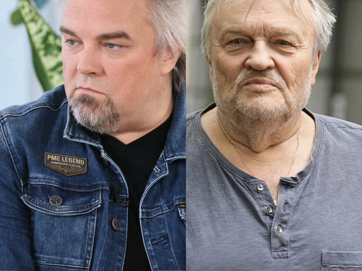 Wojciech Cugowski, Krzysztof Cugowski Krzysztof Cugowski i Wojciech Cugowski na osobnych zdjęciach. Obaj mężczyźni patrzą w bok.