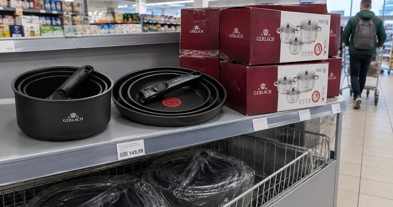Od środy 28.10 w Aldi trzy garnki Gerlach z odpinaną rączką kosztują 149,99 zł