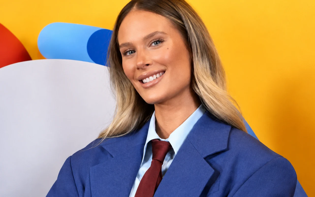 Dominika Wronowska-Augustyniak jest stylistką znaną m.in. z "halo tu polsat" Dominika Wronowska-Augustyniak w studiu "halo tu polsat"