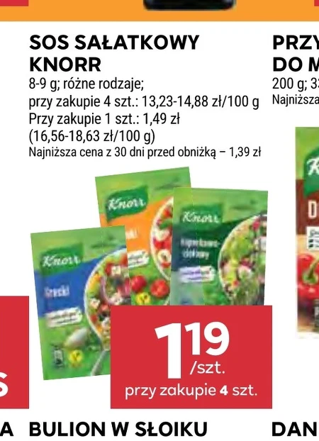 Заправка для салату Knorr