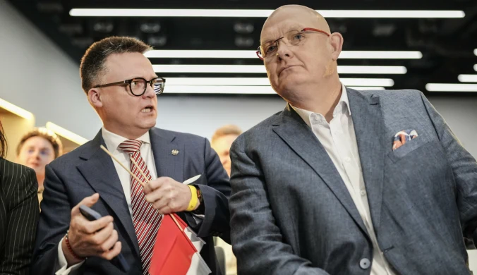 Michał Gramatyka w towarzystwie Szymona Hołowni, który ma teraz pokierować Polską 2050