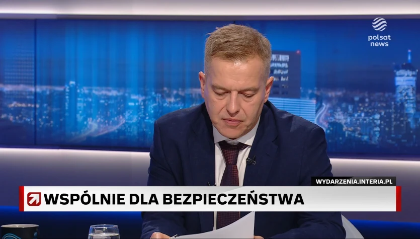 "Irracjonalne". Polityk PiS w "Gościu Wydarzeń" o działaniach Ukraińców