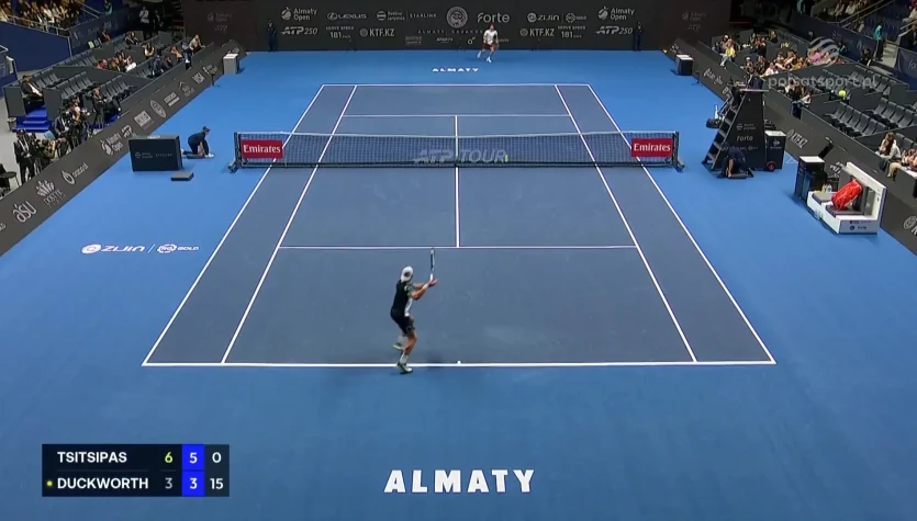 Stefanos Tsitsipas - James Duckworth. Skrót meczu. WIDEO
