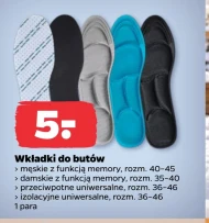Wkładki do butów