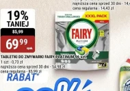 Tabletki do zmywarki Fairy