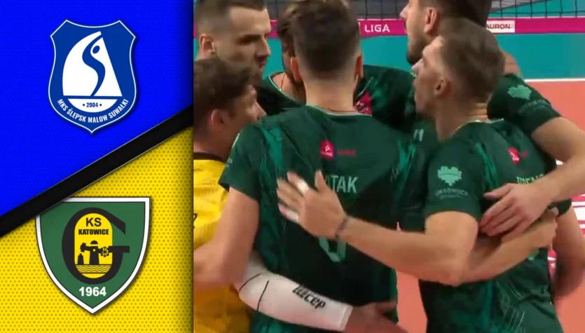 Michał Superlak - najlepsze akcje MVP meczu Ślepsk Malow Suwałki - GKS Katowice