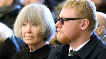 Grażyna Lisiewska na pogrzebie Jerzego Gruzy