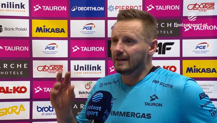 Damian Wojtaszek: Wiemy, że ta liga jest szalona i każdy może tu wygrać z każdym. WIDEO