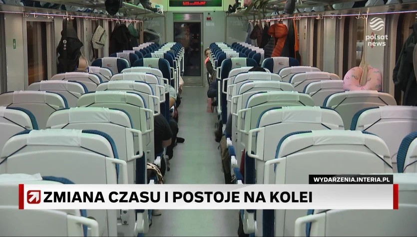 Zmiana czasu i postoje na kolei