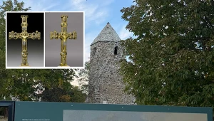 Zaskakujące odkrycie w ruinach kościoła. Pod żwirem ukryty był skarb
