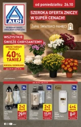 Szeroka oferta zniczy - Aldi