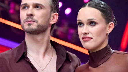 Helena Englert i jej taneczny partner - Roman Osadchiy