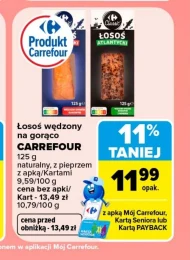 Копчений лосось Carrefour