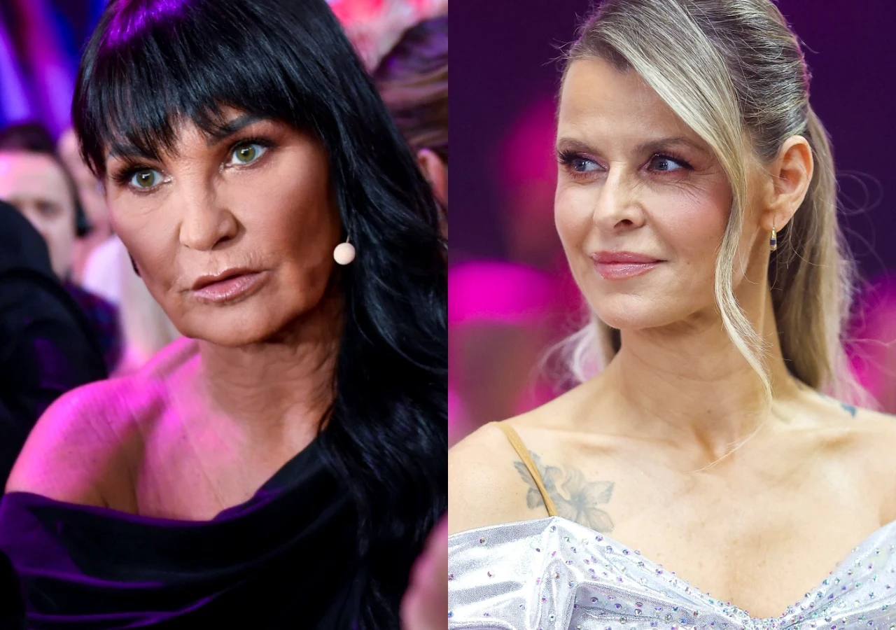 Iwona Pavlović, Mandaryna Iwona Pavlović i Mandaryna w eleganckich stylizacjach na planie programu "Taniec z gwiazdami".