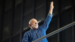 Luiz Inacio Lula da Silva po wygranych wyborach w Brazylii