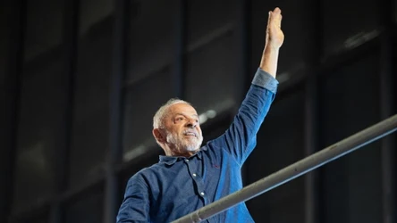 Luiz Inacio Lula da Silva po wygranych wyborach w Brazylii