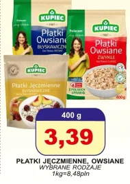 Płatki owsiane Kupiec