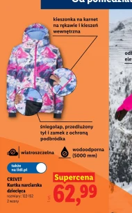 Kurtka narciarska dziecięca Crivit