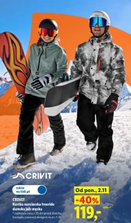 Kurtka narciarska męska Crivit